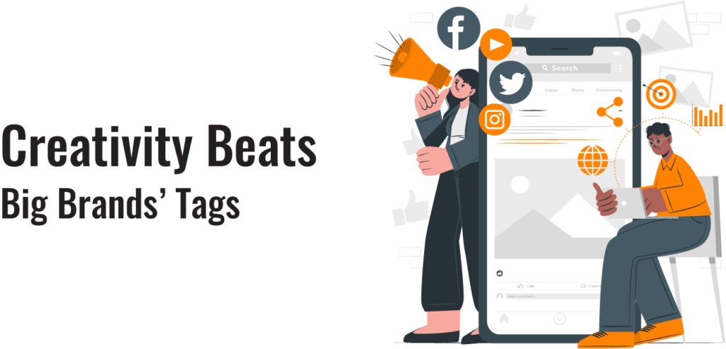 creativity-beats-big-brands'-tags