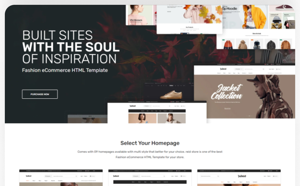 clothing store website development