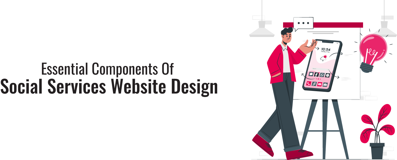 social services website design